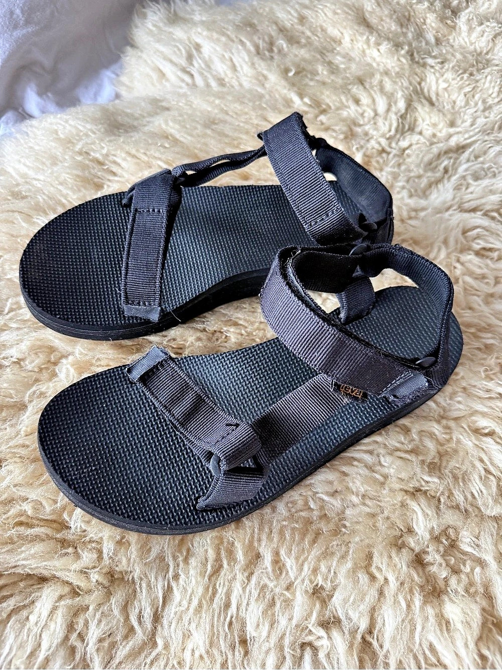 Teva Original Universal Black Sport Sandals Midform US 7